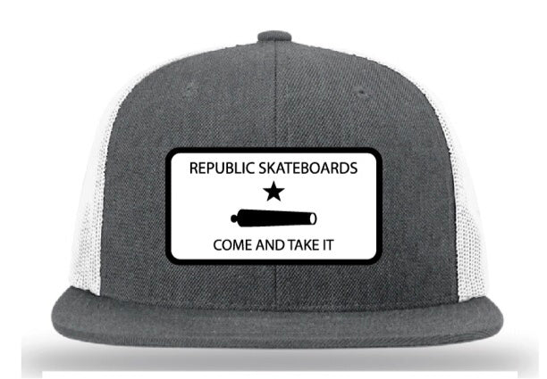 GREY/WHITE REPUBLIC SNAPBACK