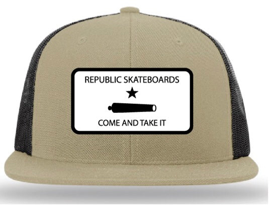 TAN/BLACK REPUBLIC SNAPBACK